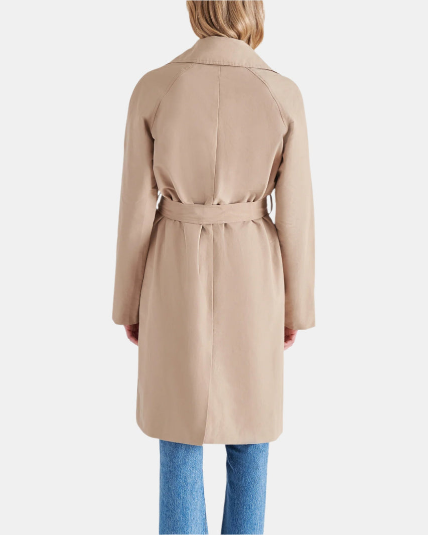TRENCH COAT KHAKI - Clothing - Steve Madden Canada