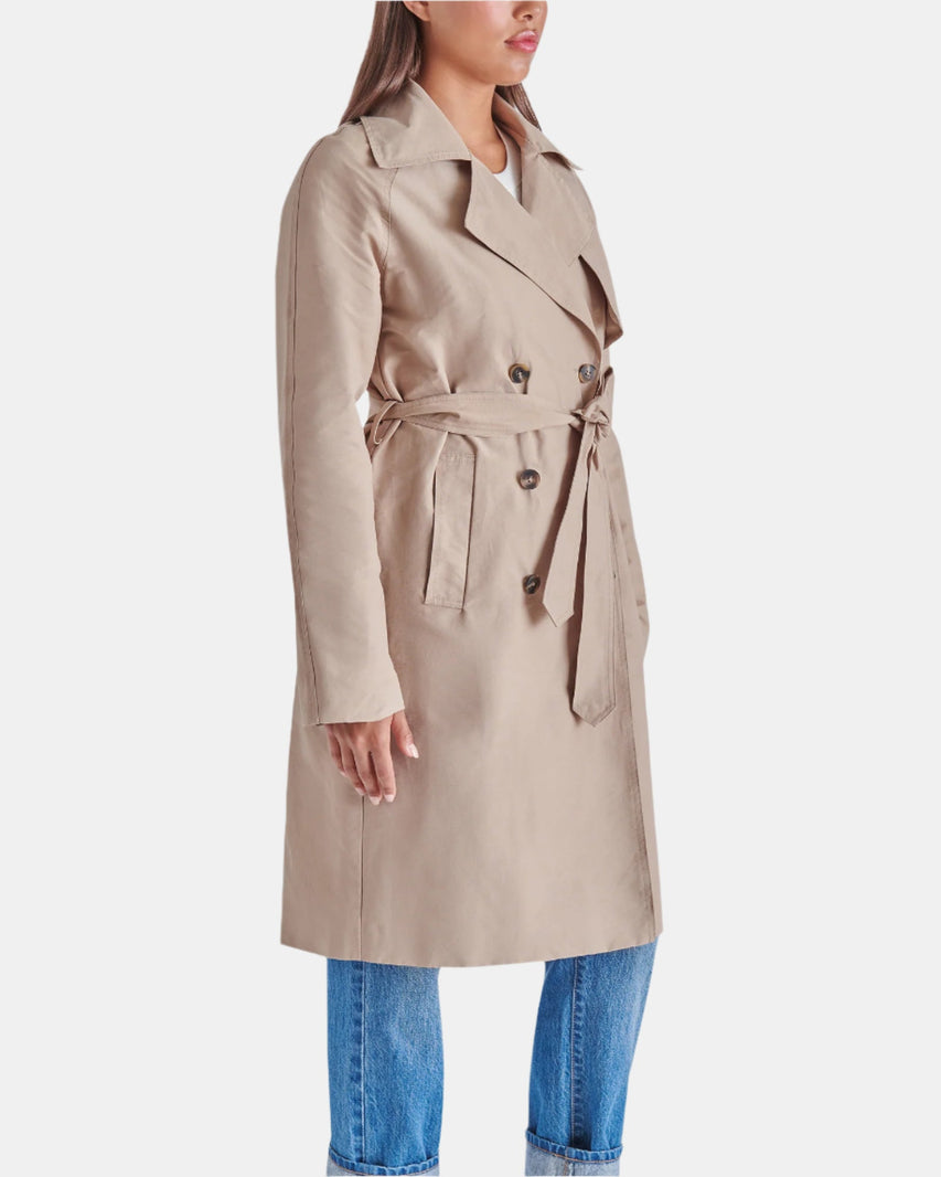 TRENCH COAT KHAKI - Clothing - Steve Madden Canada