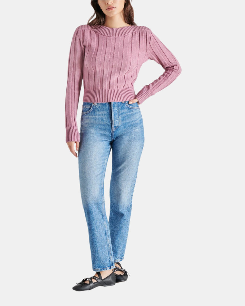 SERRA SWEATER ORCHID - Clothing - Steve Madden Canada
