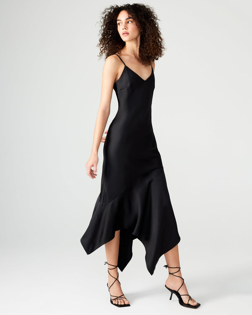 LUCILLE DRESS BLACK - Clothing - Steve Madden Canada