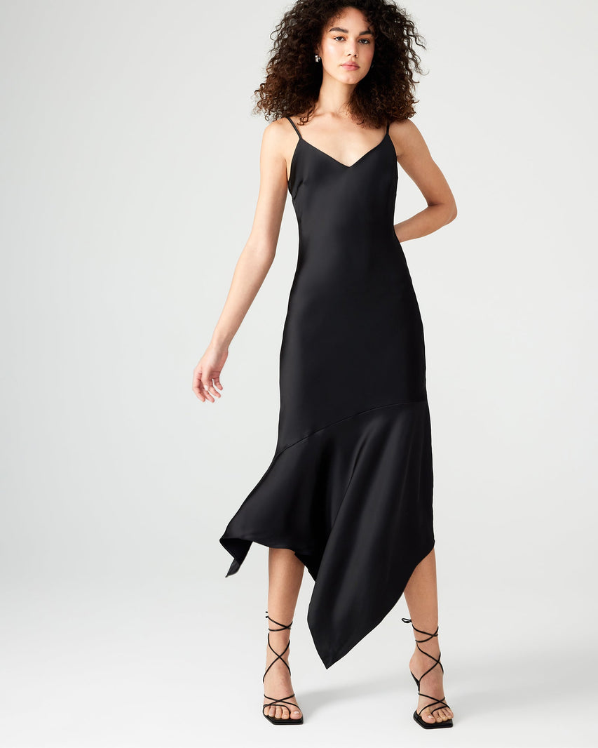 LUCILLE DRESS BLACK - Clothing - Steve Madden Canada
