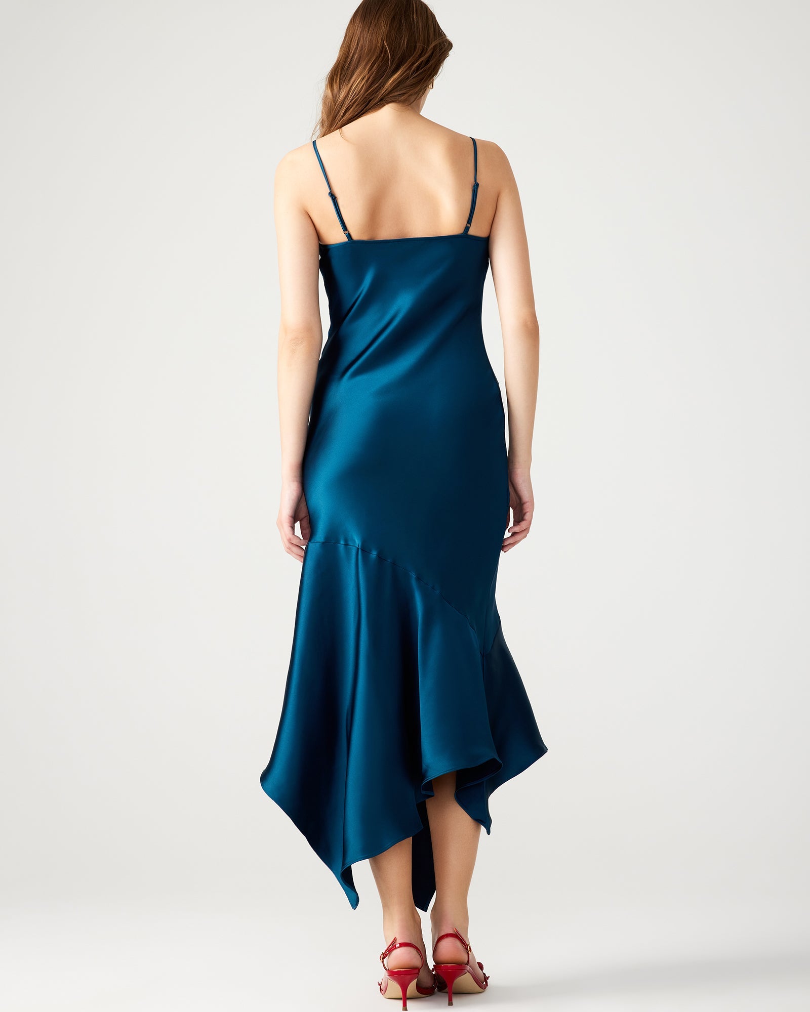 LUCILLE DRESS TEAL - Clothing - Steve Madden Canada