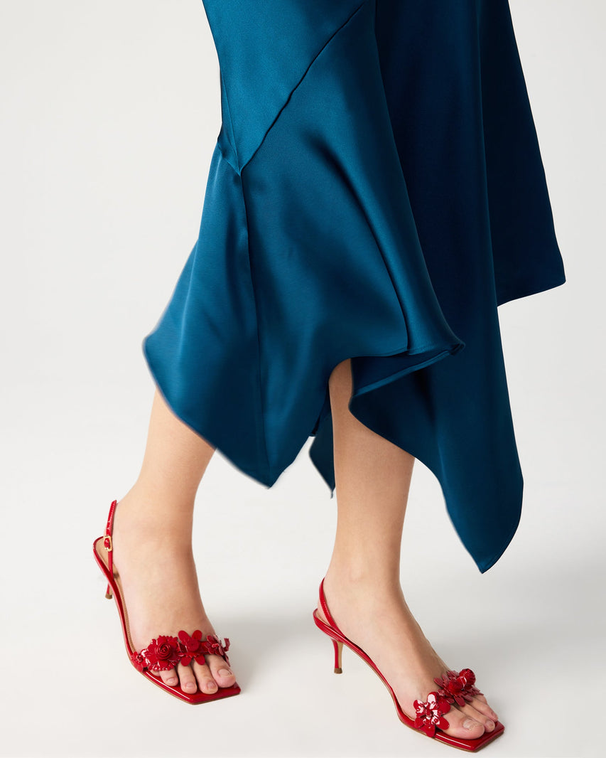 LUCILLE DRESS TEAL - Clothing - Steve Madden Canada