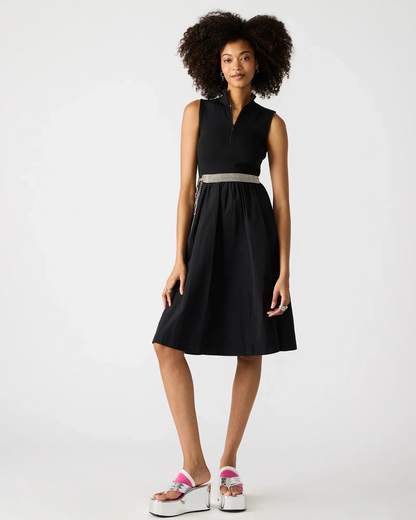 BERLIN DRESS BLACK - Clothing - Steve Madden Canada