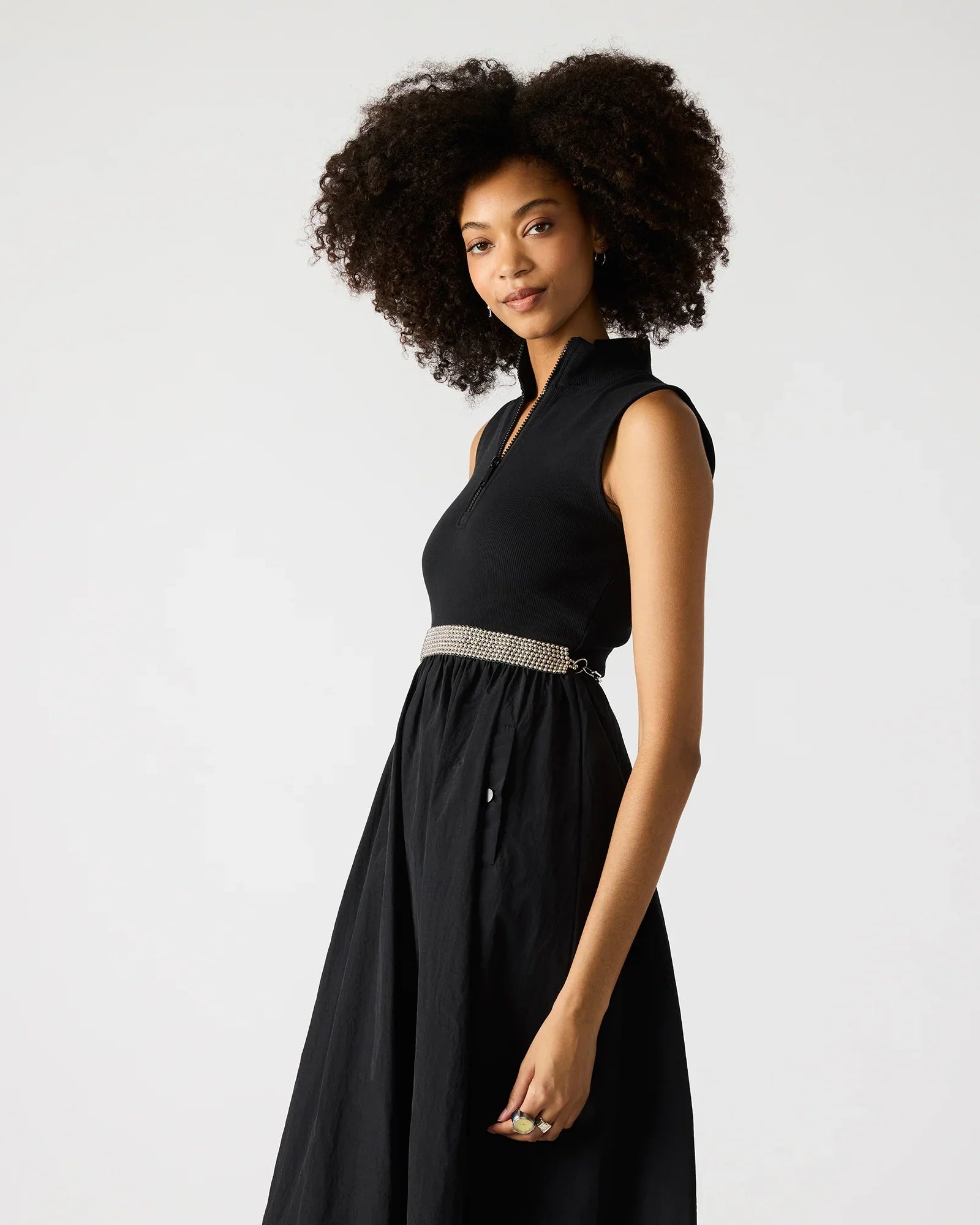 BERLIN DRESS BLACK - Clothing - Steve Madden Canada