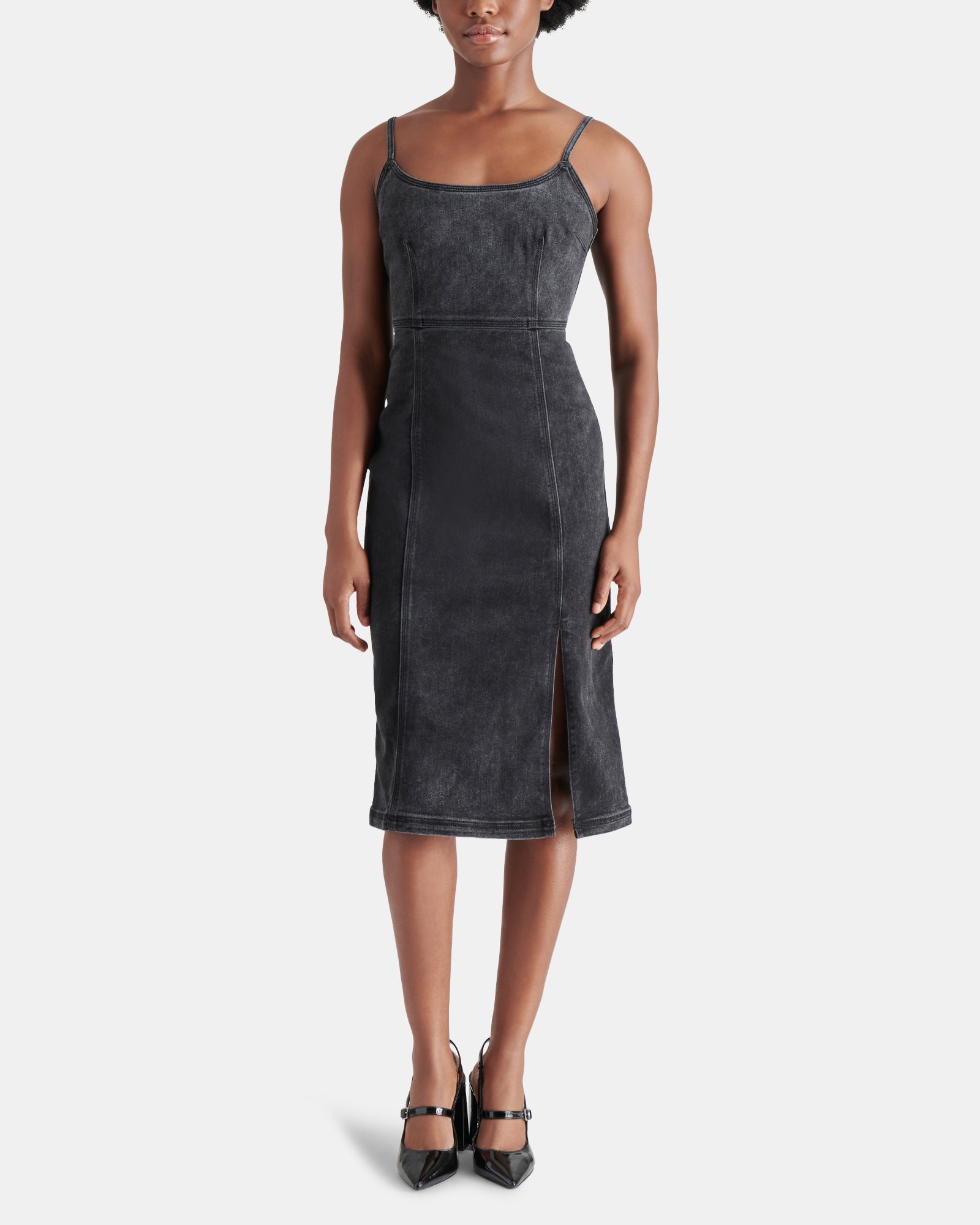 GISELLE DRESS BLACK - Clothing - Steve Madden Canada