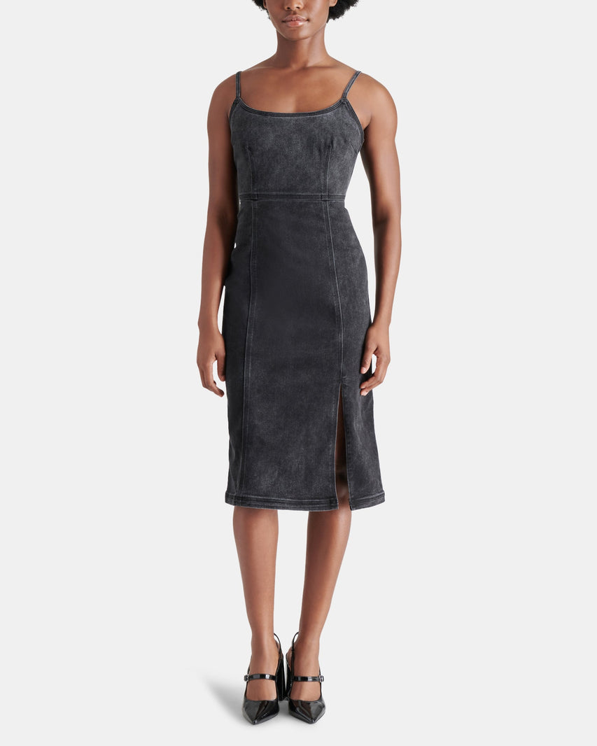GISELLE DRESS BLACK - Clothing - Steve Madden Canada