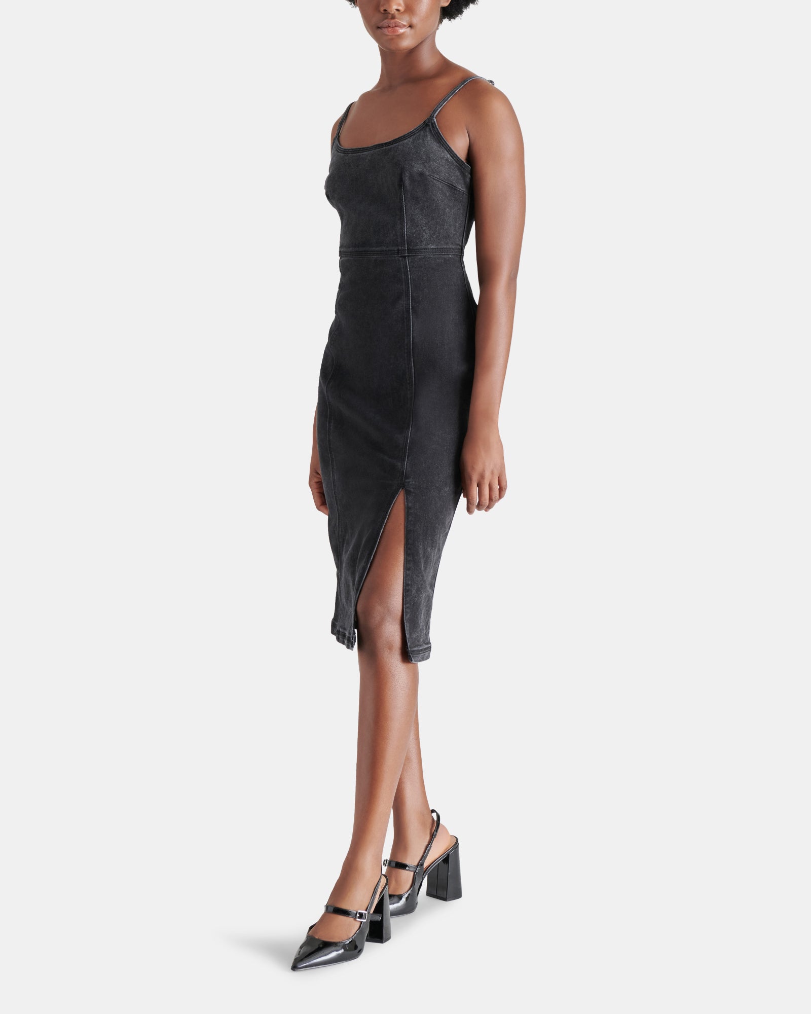 GISELLE DRESS BLACK - Clothing - Steve Madden Canada