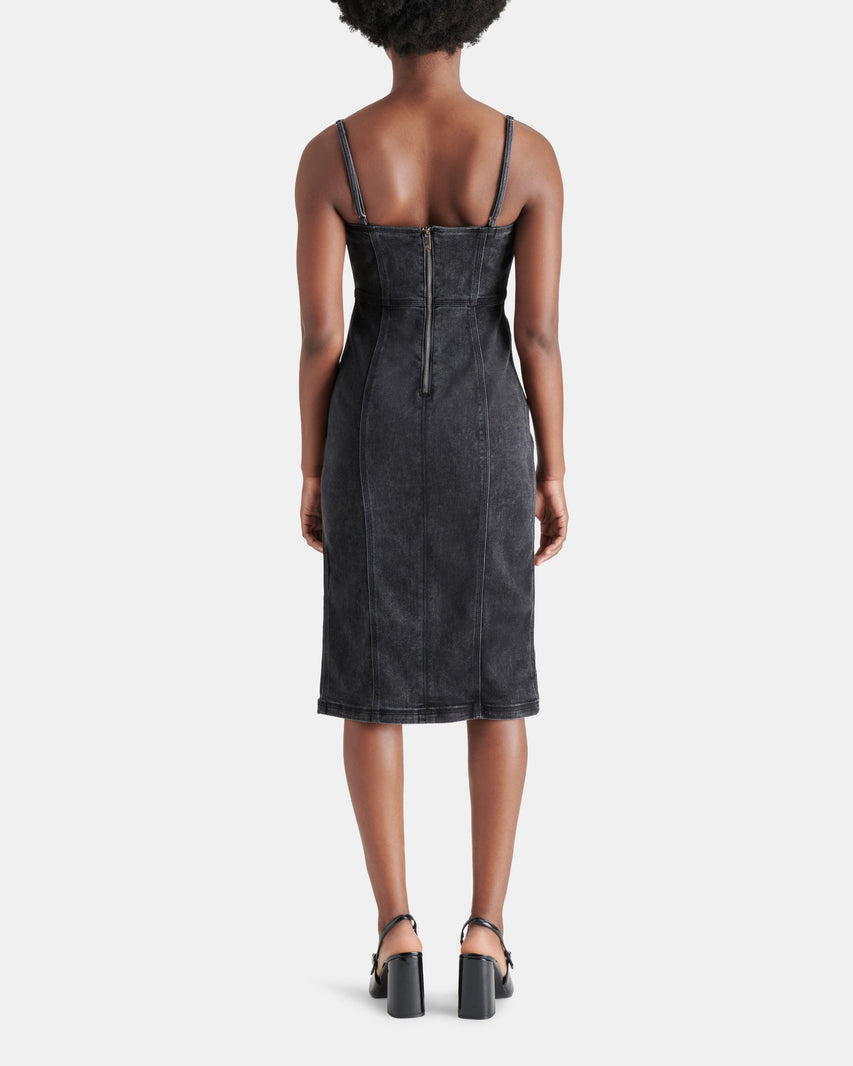 GISELLE DRESS BLACK - Clothing - Steve Madden Canada