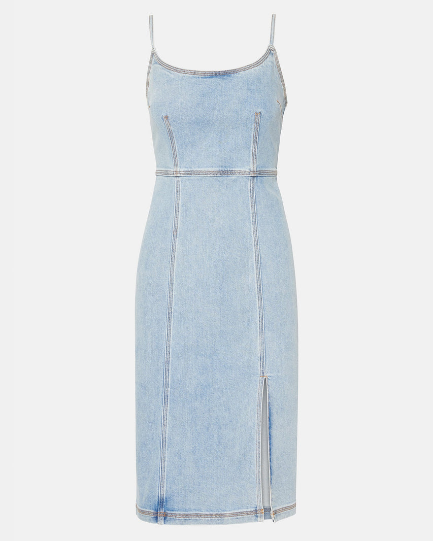 GISELLE DRESS DENIM - Clothing - Steve Madden Canada