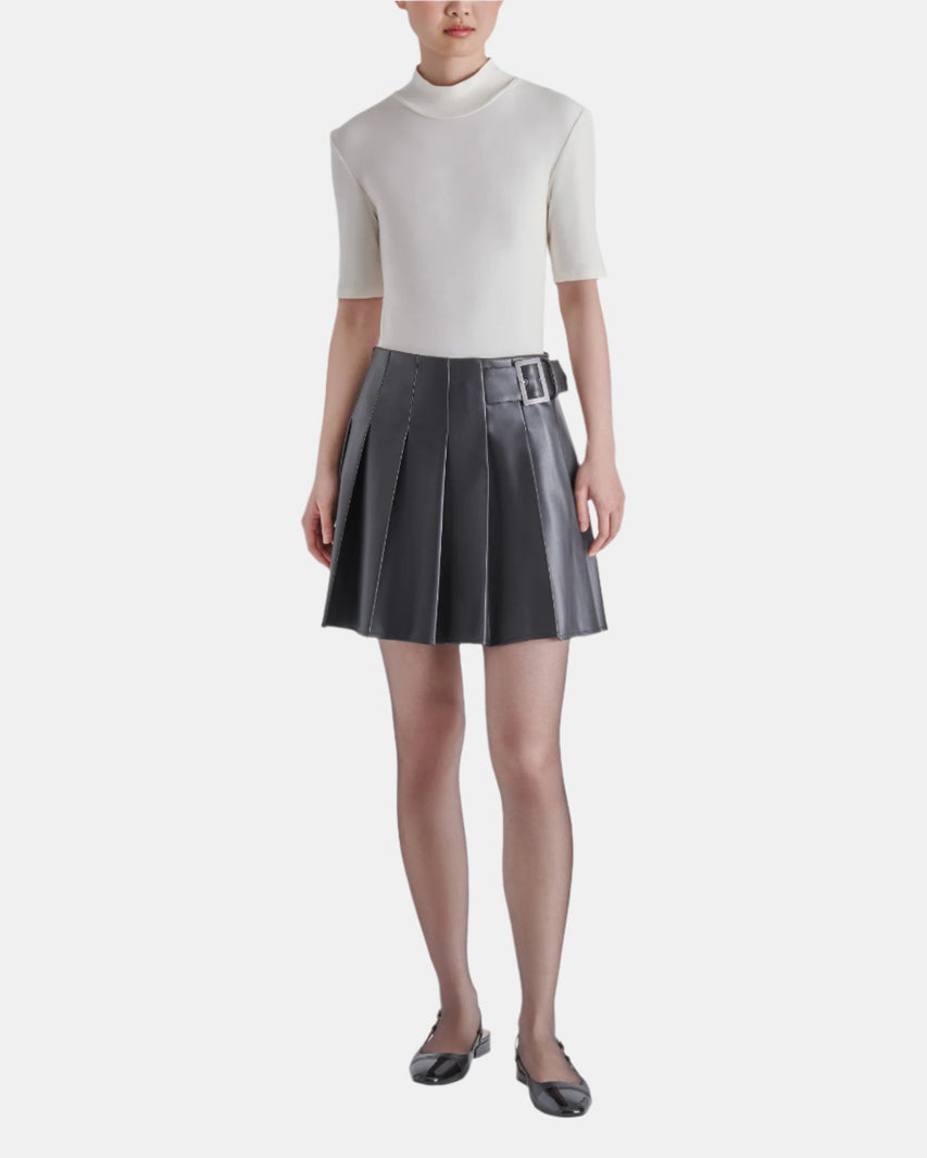 MOCK NECK BODYSUIT IVORY - Clothing - Steve Madden Canada