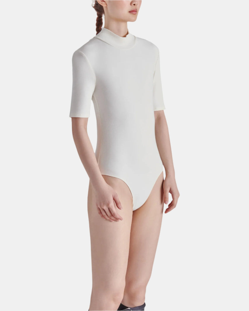 MOCK NECK BODYSUIT IVORY - Clothing - Steve Madden Canada