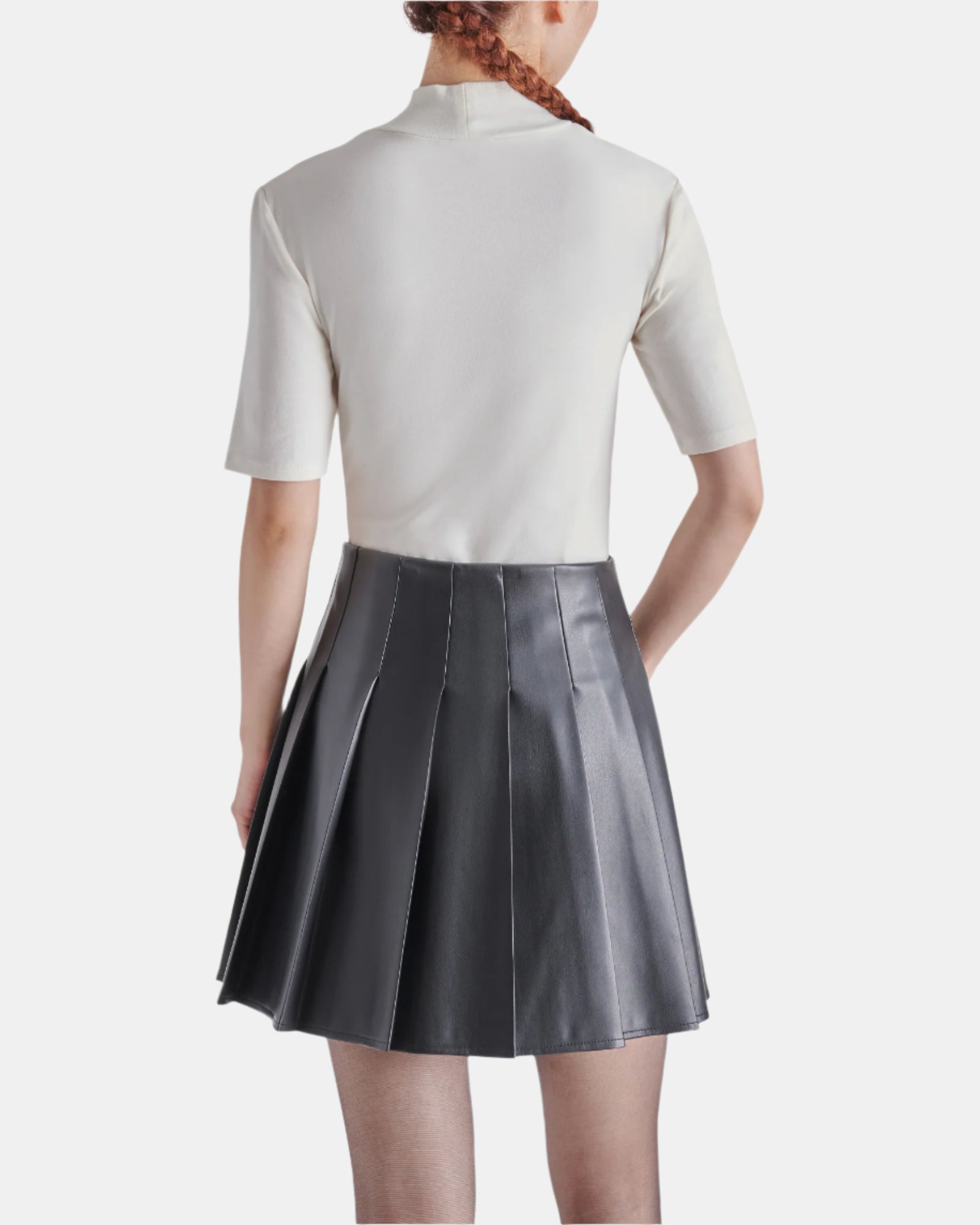 MOCK NECK BODYSUIT IVORY - Clothing - Steve Madden Canada