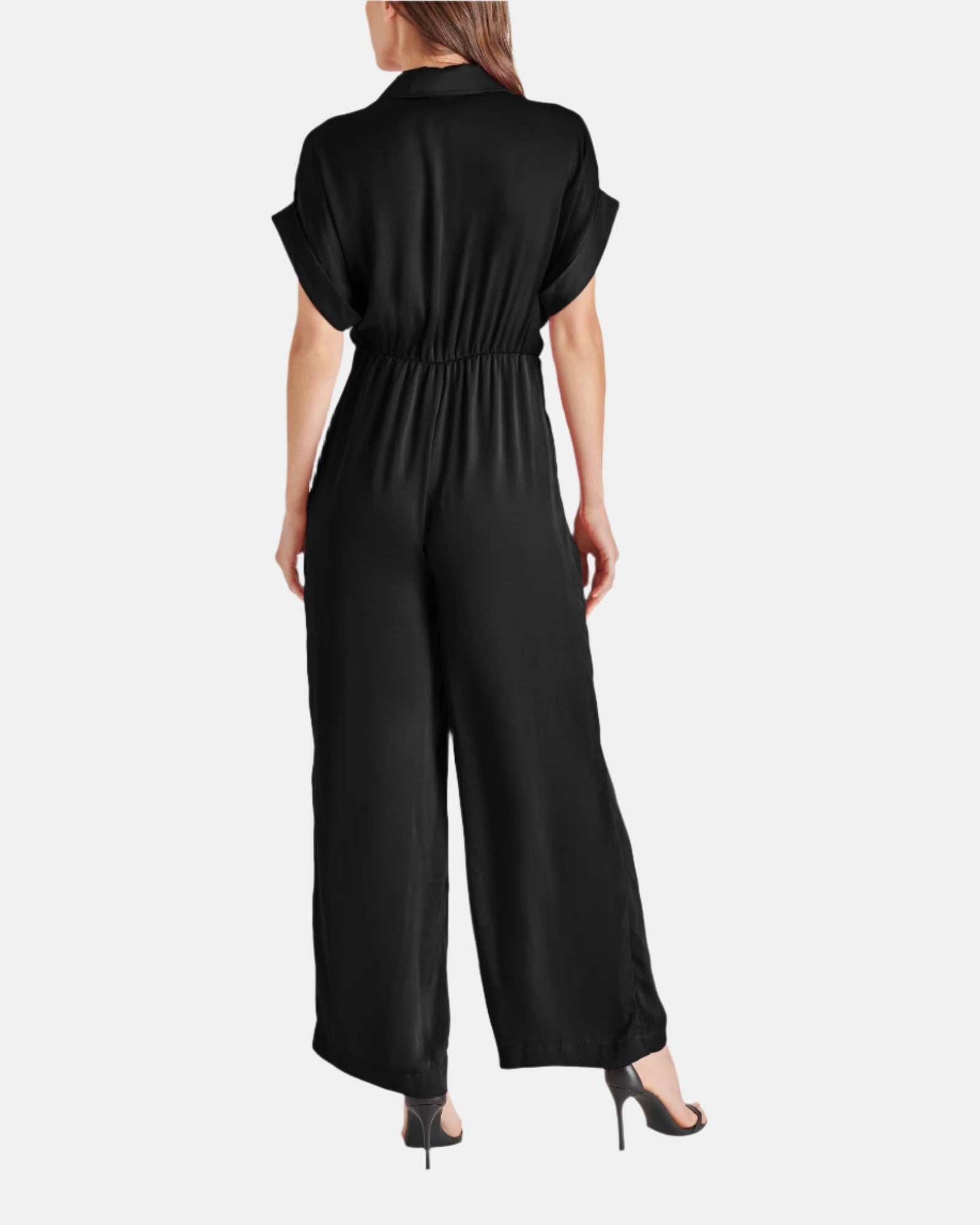 TORI JUMPSUIT BLACK - Clothing - Steve Madden Canada