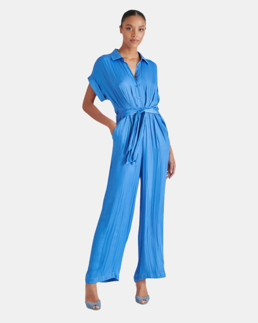 TORI JUMPSUIT INDIGO - Clothing - Steve Madden Canada