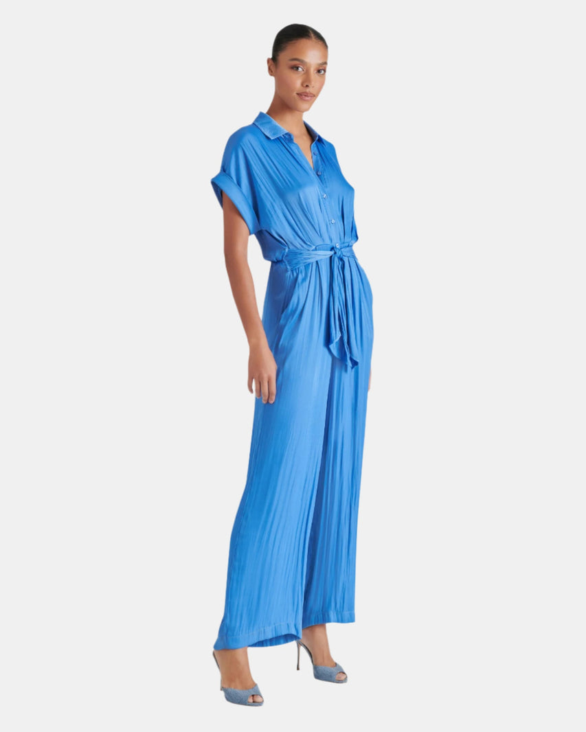 TORI JUMPSUIT INDIGO - Clothing - Steve Madden Canada