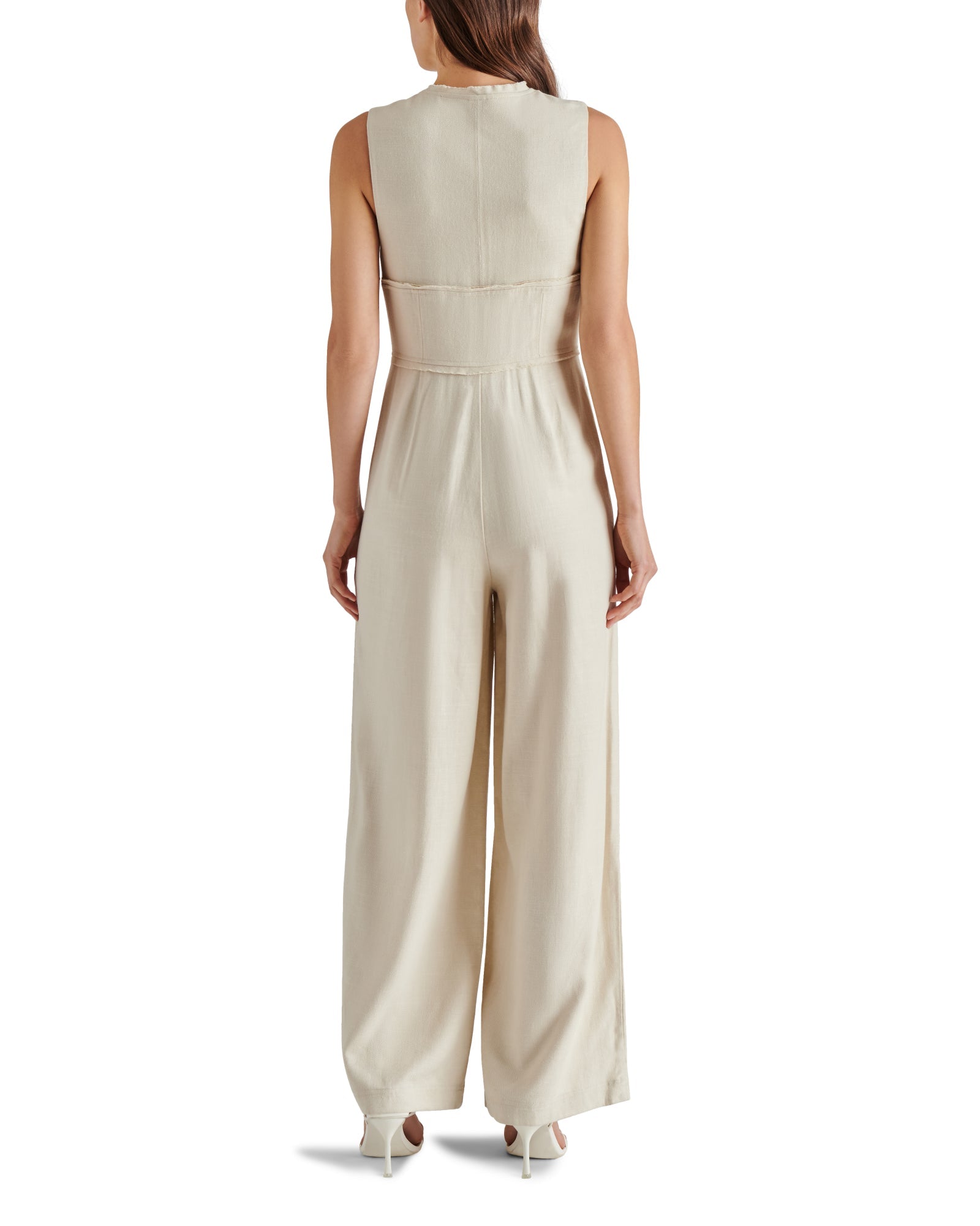 ASHTYN JUMPSUIT BEIGE - Clothing - Steve Madden Canada