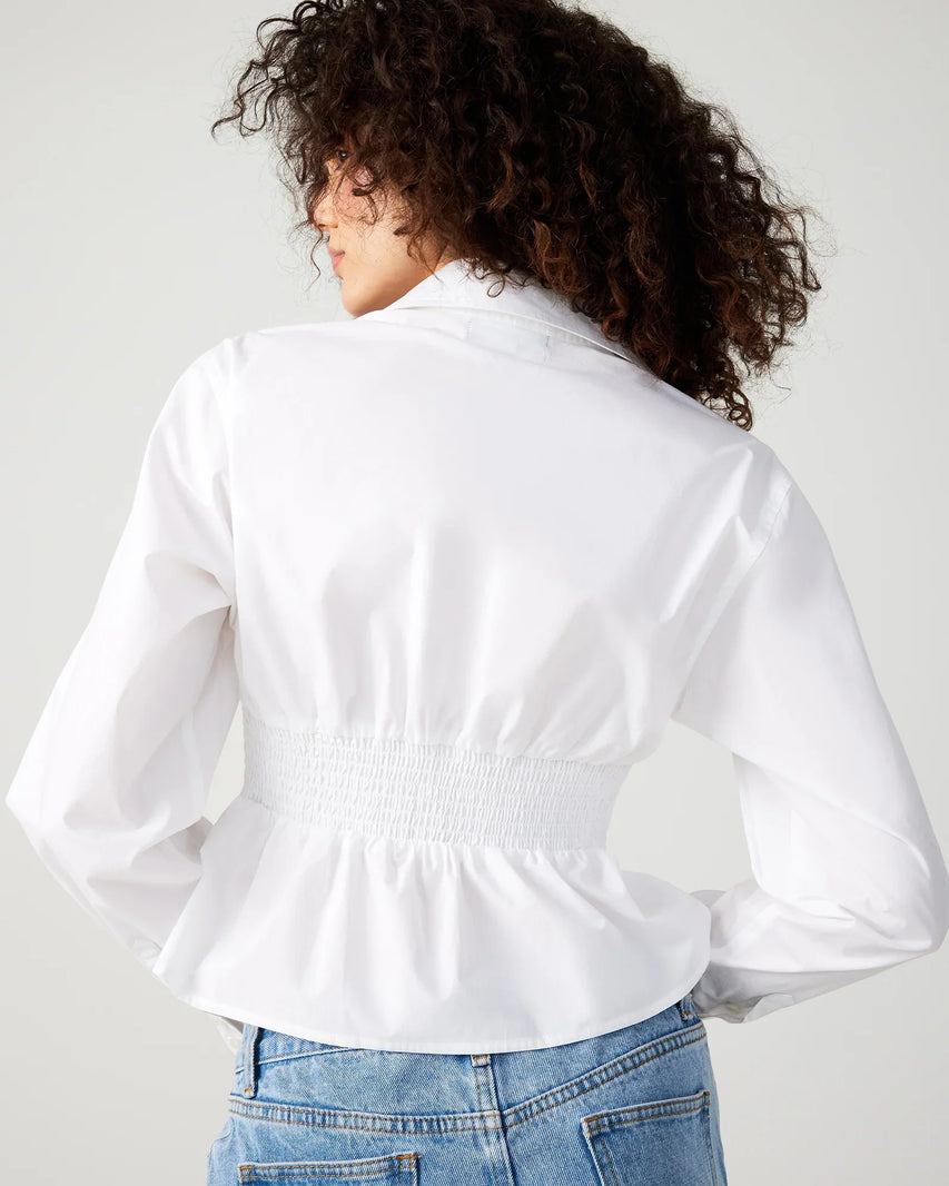 MARISOL TOP WHITE - Clothing - Steve Madden Canada