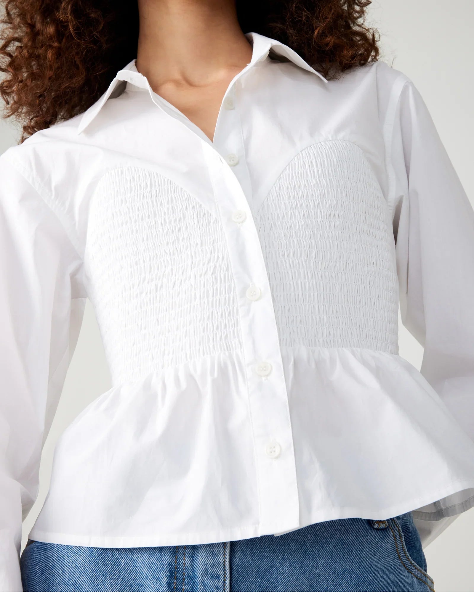 MARISOL TOP WHITE - Clothing - Steve Madden Canada