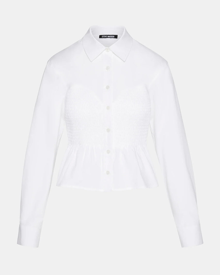MARISOL TOP WHITE - Clothing - Steve Madden Canada