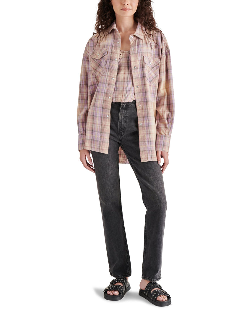 SALEM SHIRT PINK - Clothing - Steve Madden Canada
