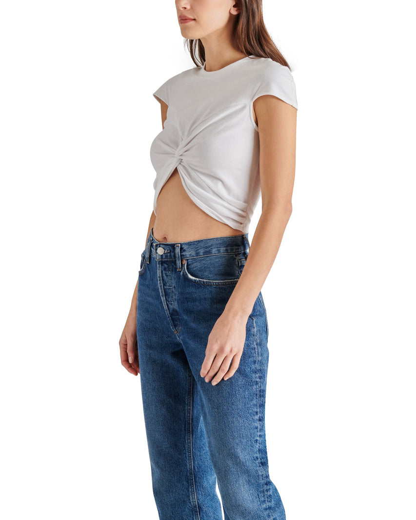 ALYCE TOP IVORY - Clothing - Steve Madden Canada