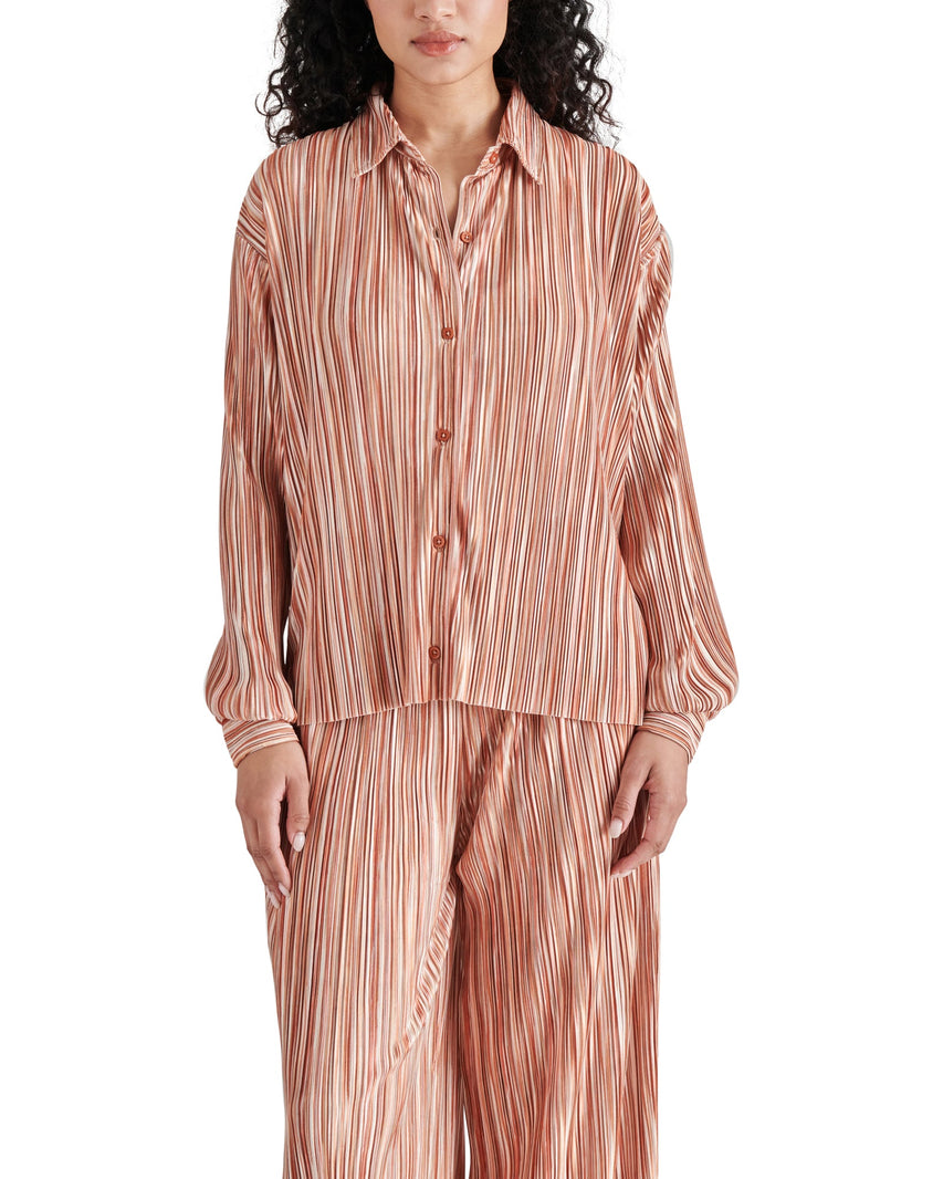 MALANI TOP BROWN MULTI - Clothing - Steve Madden Canada