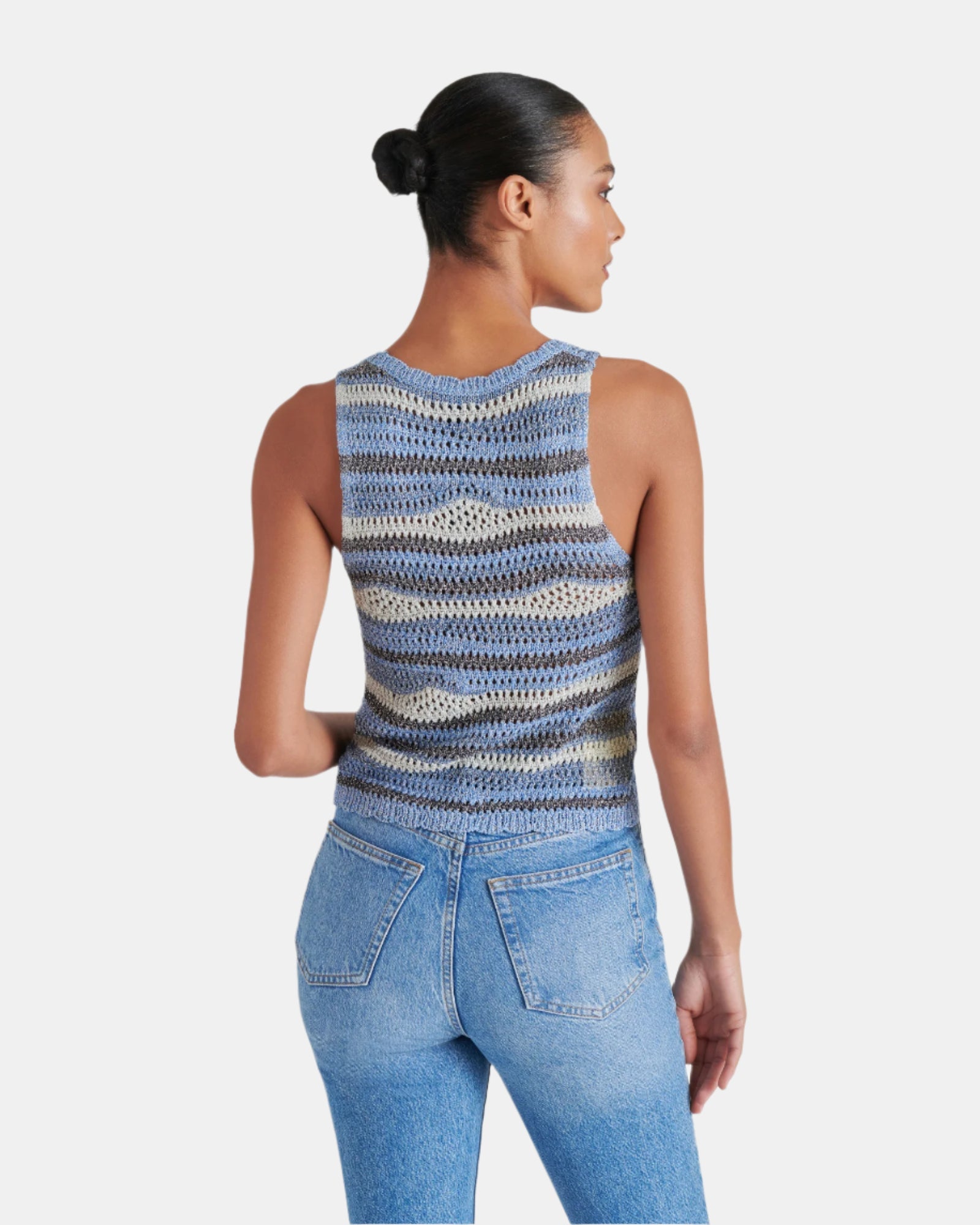 HANNAH SWEATER INDIGO - Clothing - Steve Madden Canada
