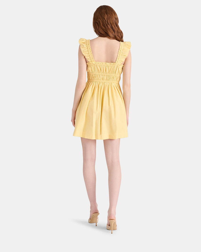 HARMONY DRESS YELLOW - Clothing - Steve Madden Canada