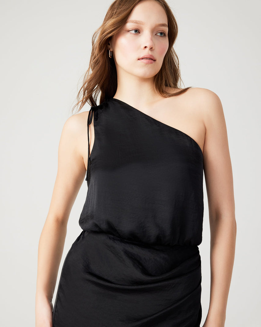 ADELE DRESS BLACK - Clothing - Steve Madden Canada