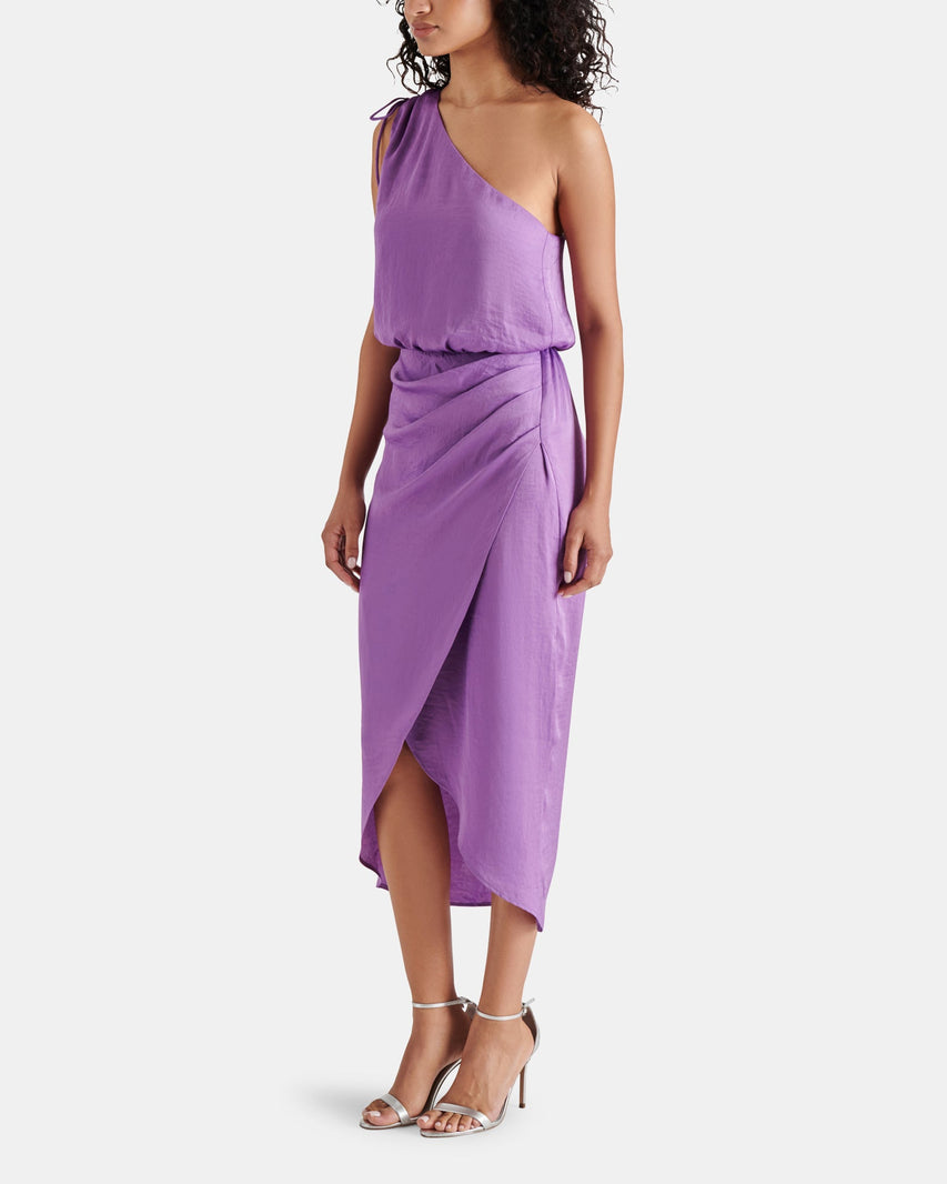 ADELE DRESS PURPLE - Clothing - Steve Madden Canada