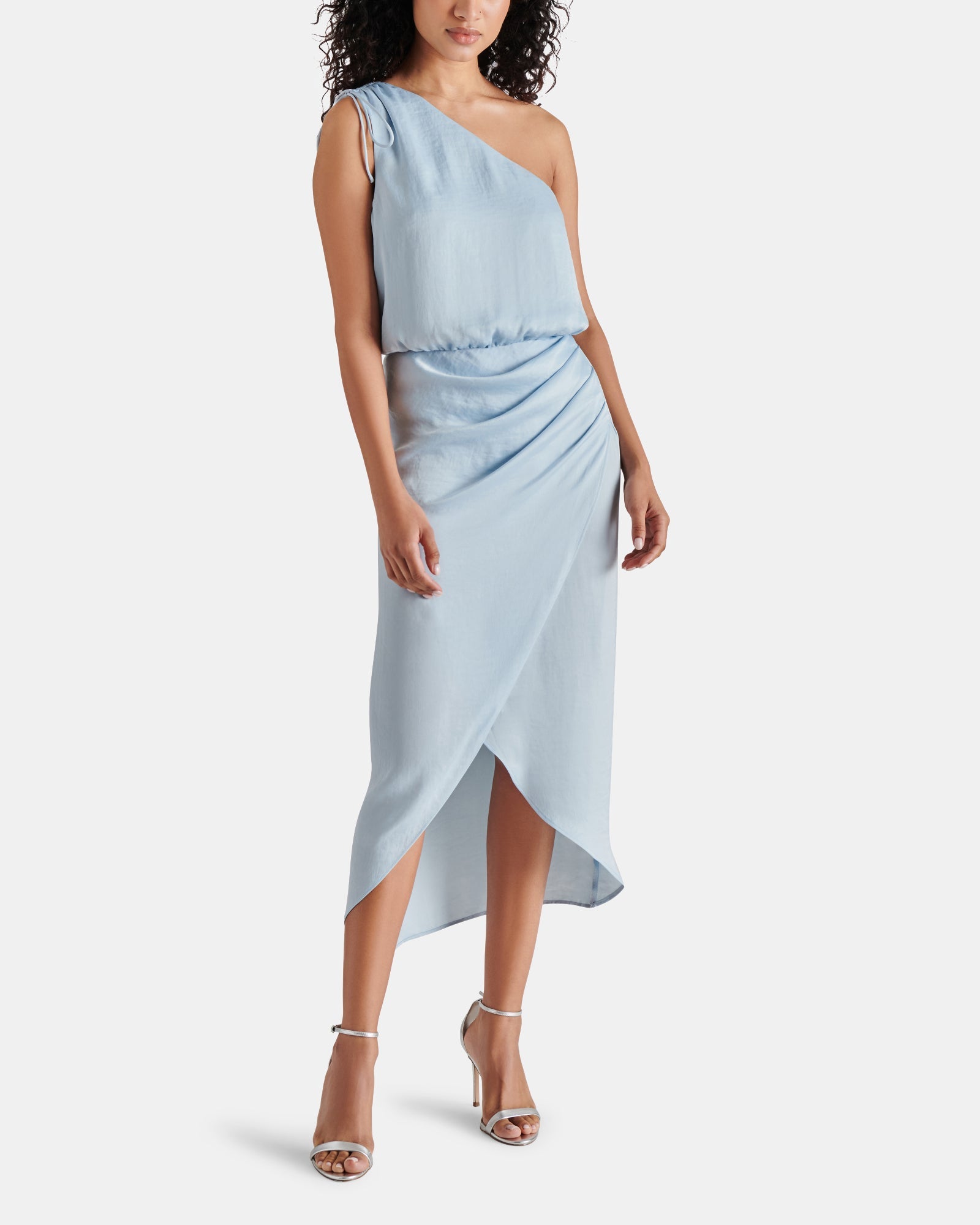 ADELE DRESS LIGHT BLUE - Clothing - Steve Madden Canada