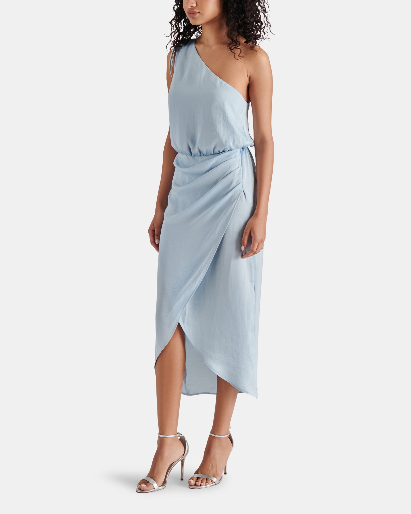 ADELE DRESS LIGHT BLUE - Clothing - Steve Madden Canada
