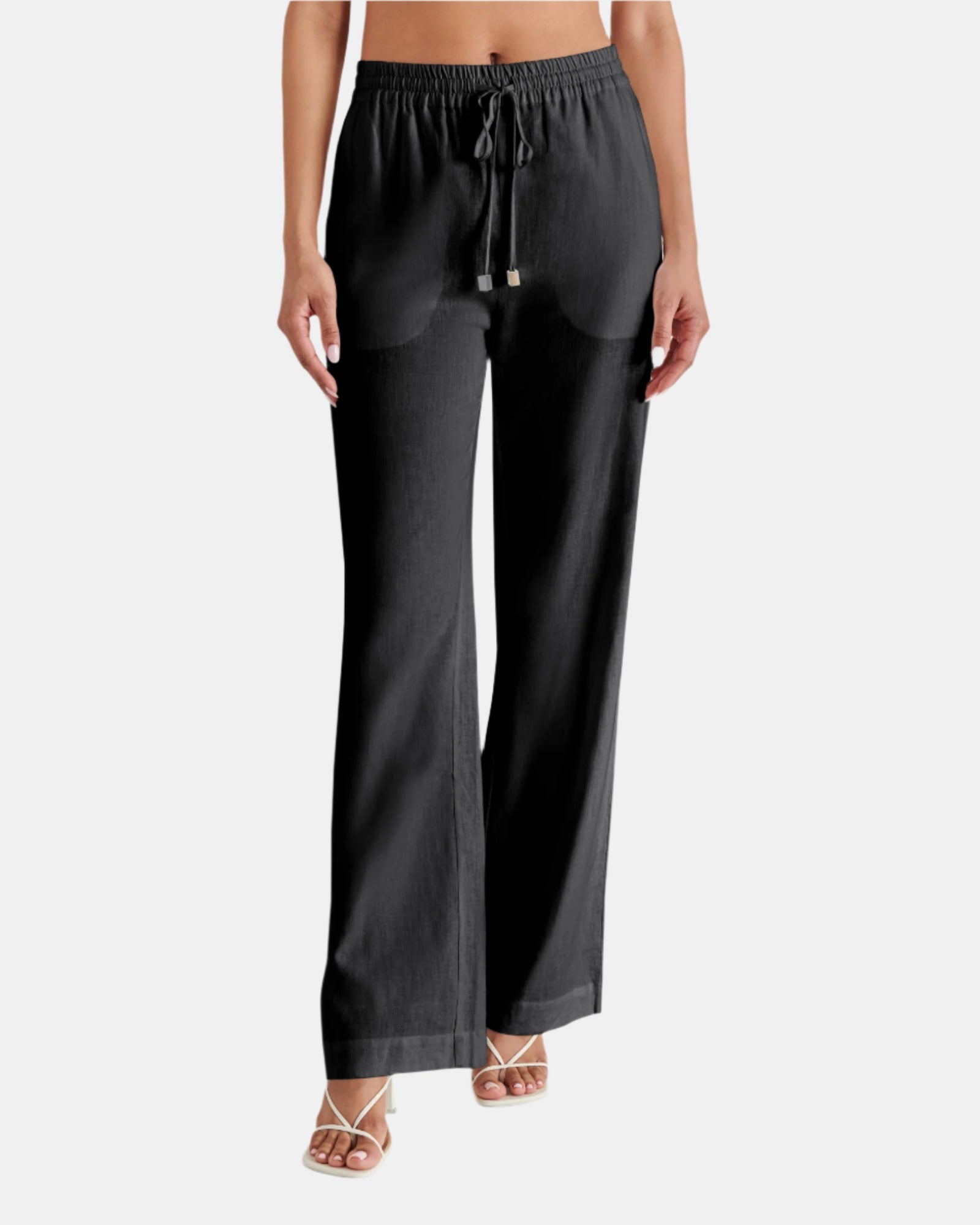 VENETIA PANT BLACK - Clothing - Steve Madden Canada