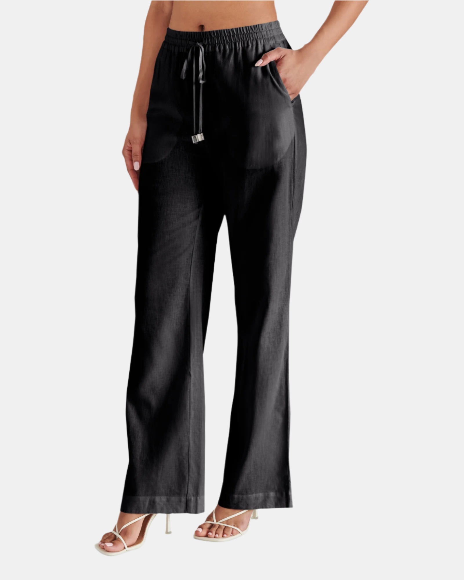 VENETIA PANT BLACK - Clothing - Steve Madden Canada