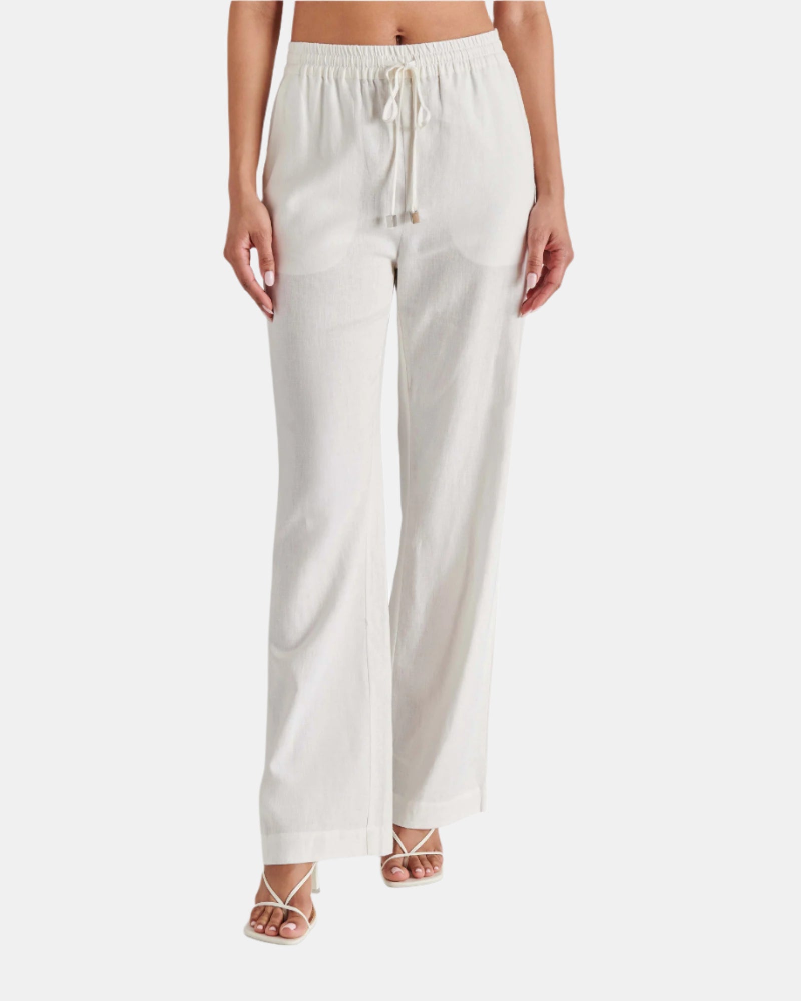 VENETIA PANT WHITE - Clothing - Steve Madden Canada