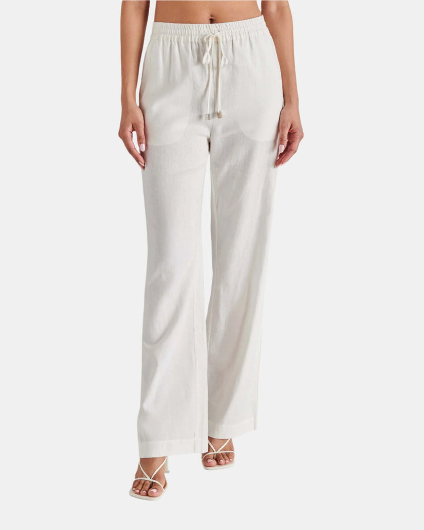 VENETIA PANT WHITE - Clothing - Steve Madden Canada