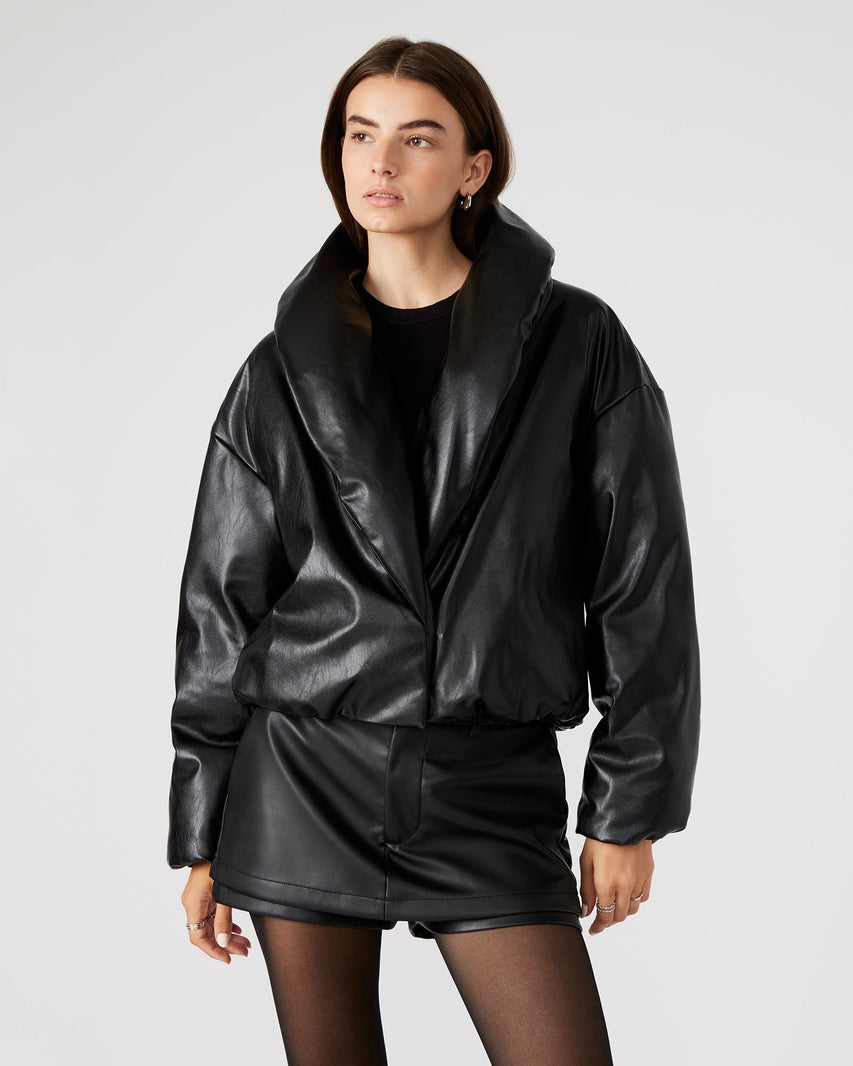 EVY JACKET BLACK - Clothing - Steve Madden Canada