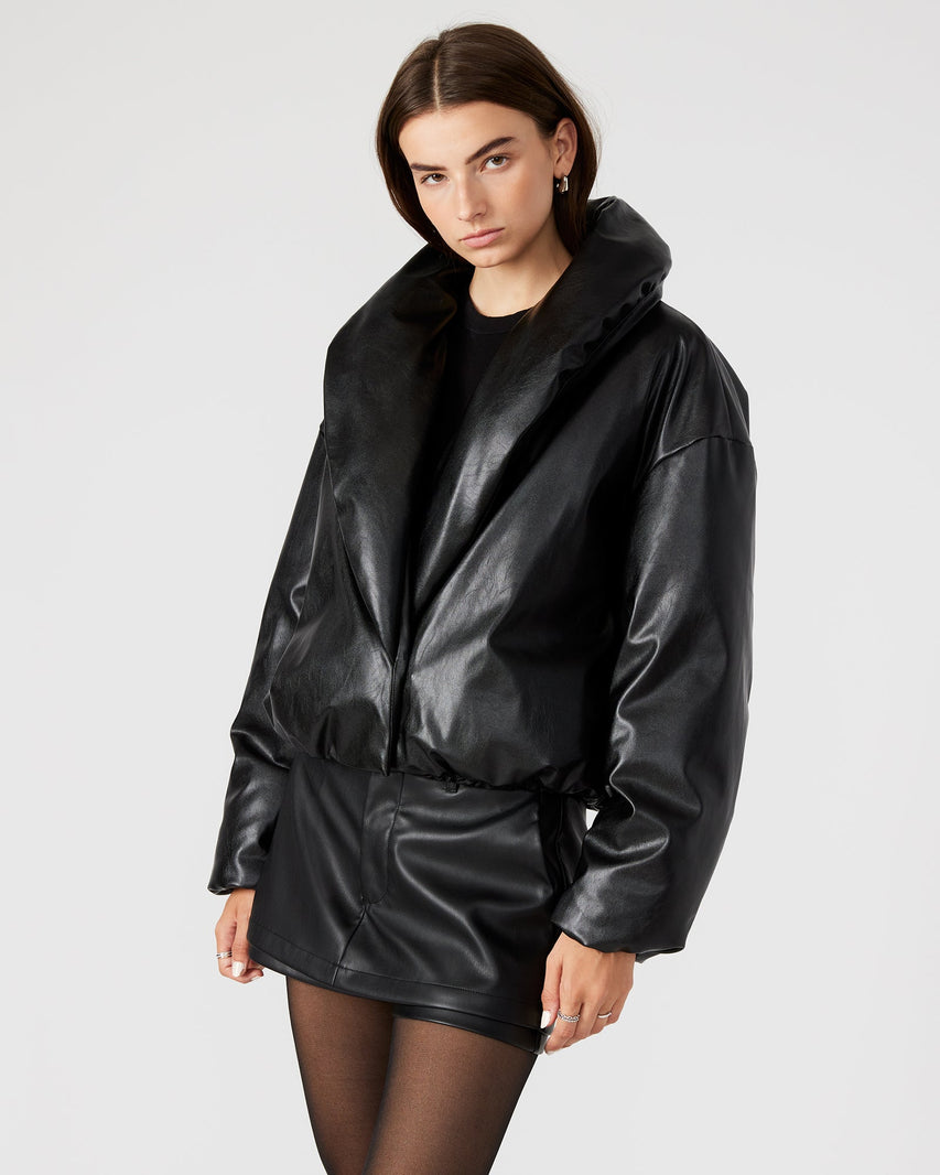 EVY JACKET BLACK - Clothing - Steve Madden Canada