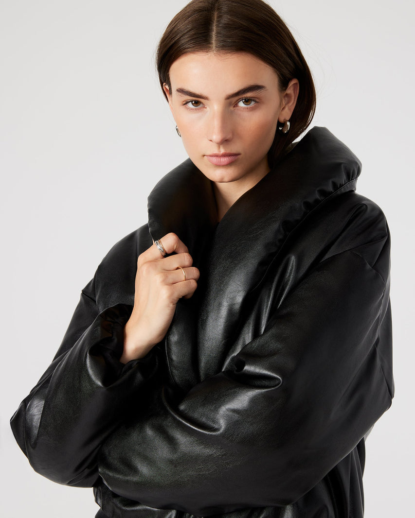EVY JACKET BLACK - Clothing - Steve Madden Canada