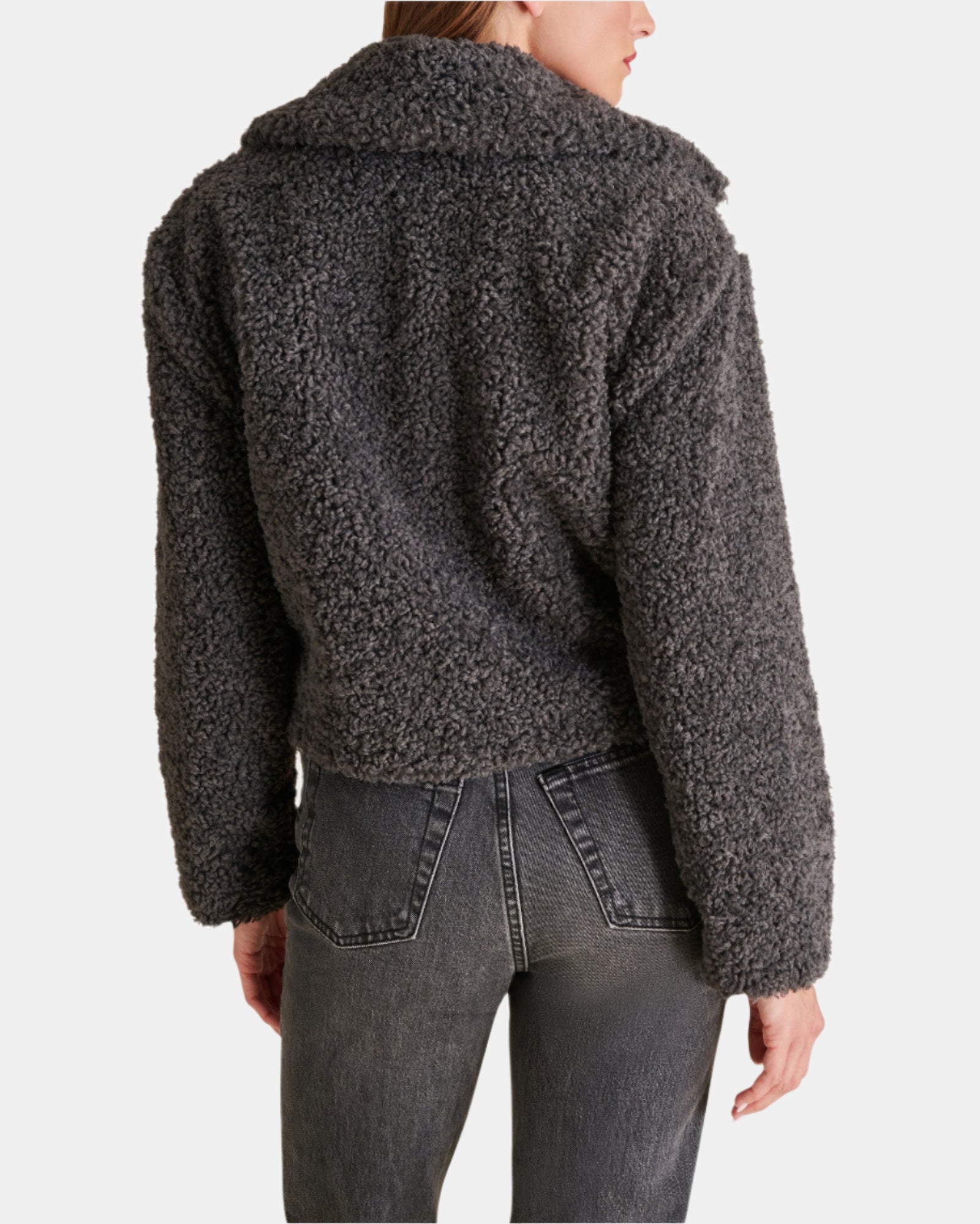 PIPPIN JACKET GREY - Clothing - Steve Madden Canada