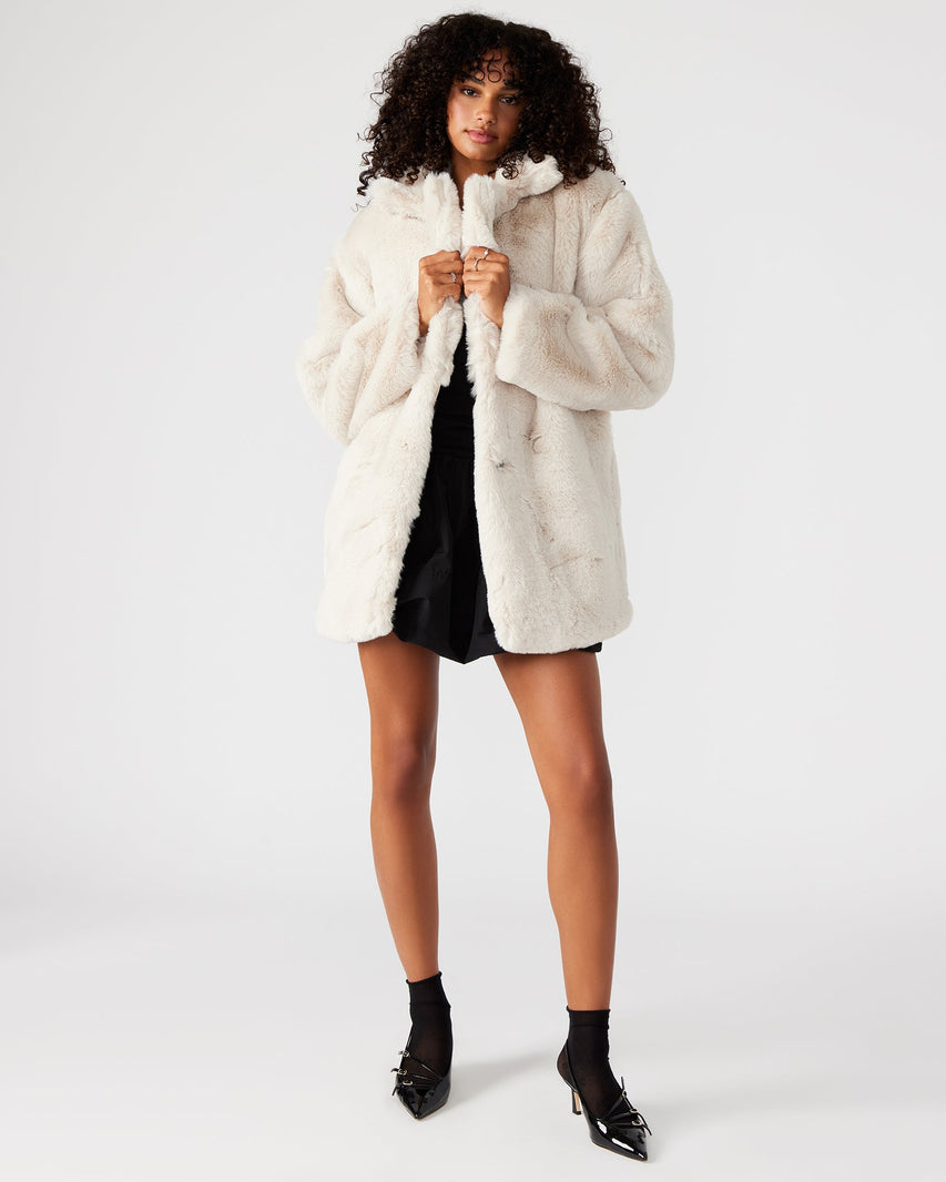 SNOW COAT BEIGE - Clothing - Steve Madden Canada