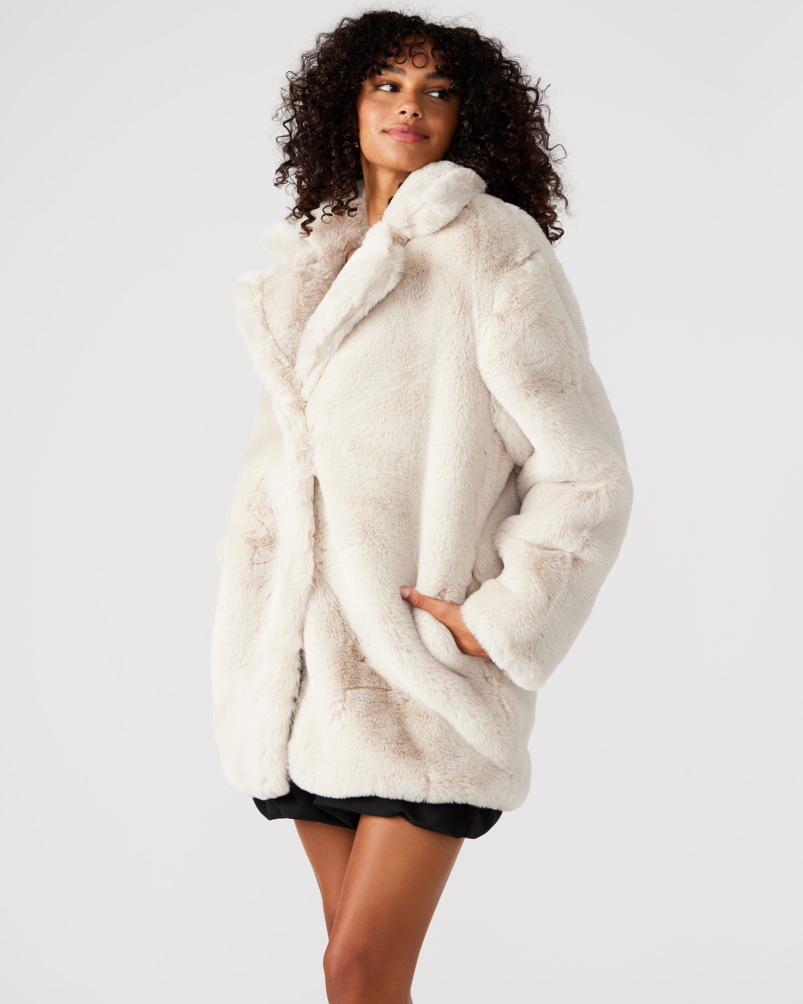 SNOW COAT BEIGE - Clothing - Steve Madden Canada
