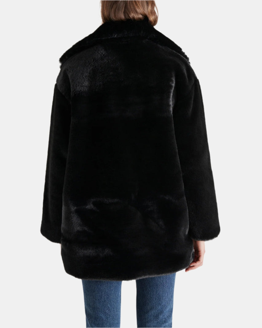 SNOW COAT BLACK - Clothing - Steve Madden Canada