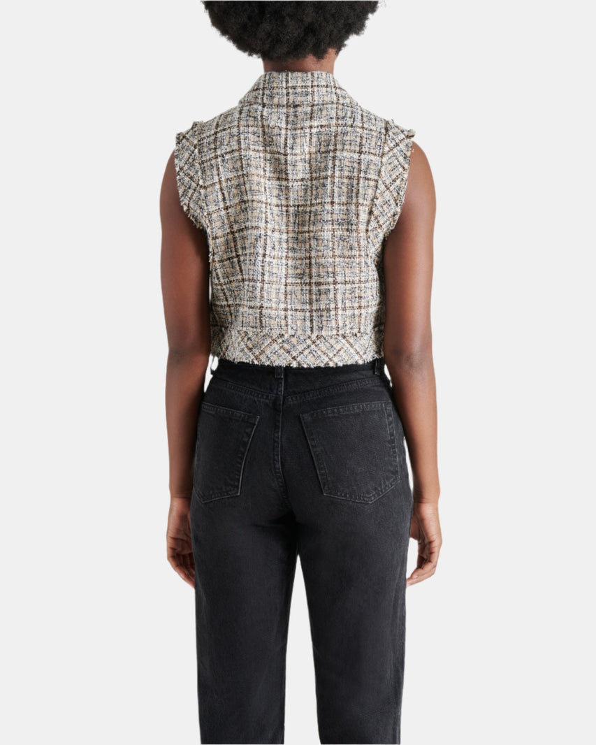 BIJOU VEST KHAKI - Clothing - Steve Madden Canada