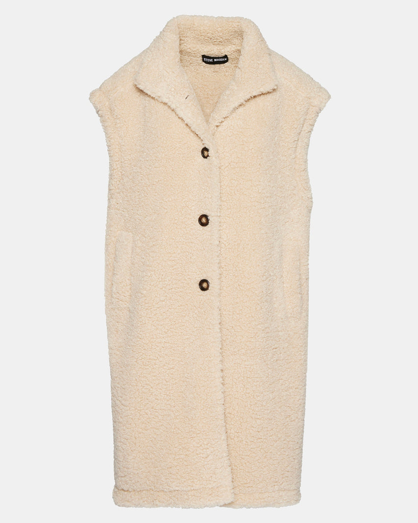 BENIT VEST NATURAL - Clothing - Steve Madden Canada