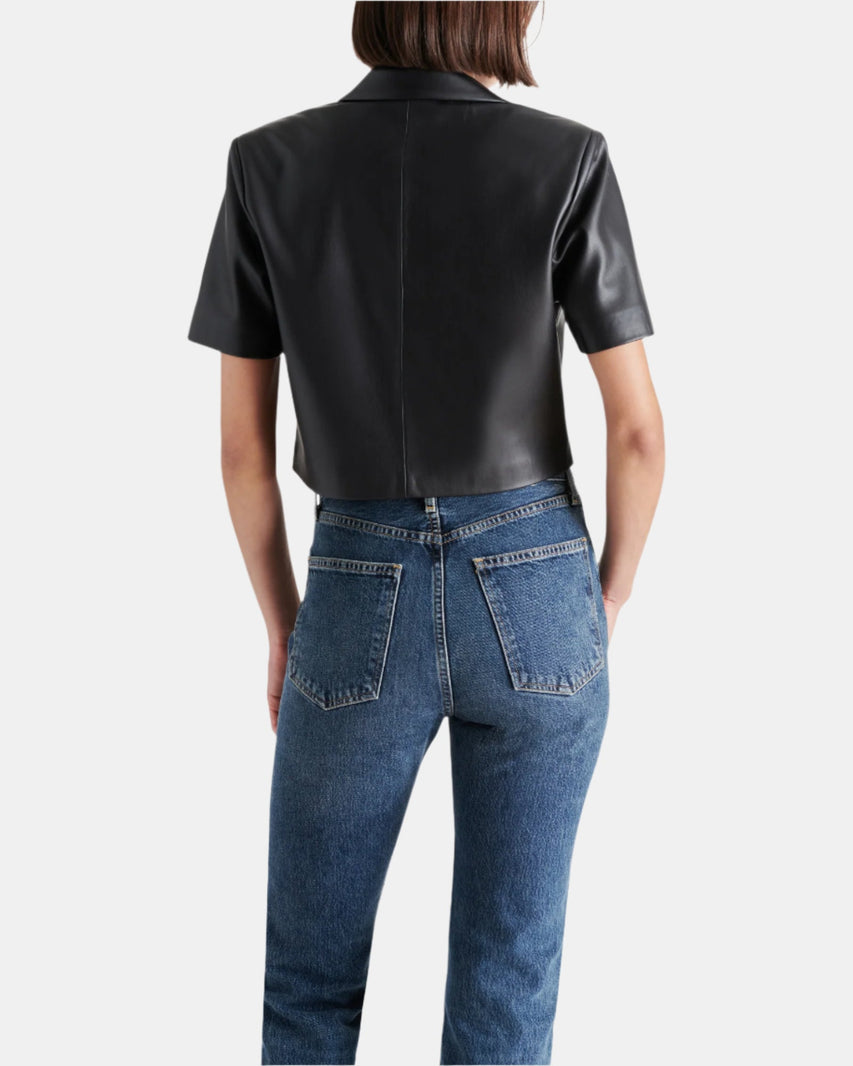FAYETTE BLAZER BLACK - Clothing - Steve Madden Canada