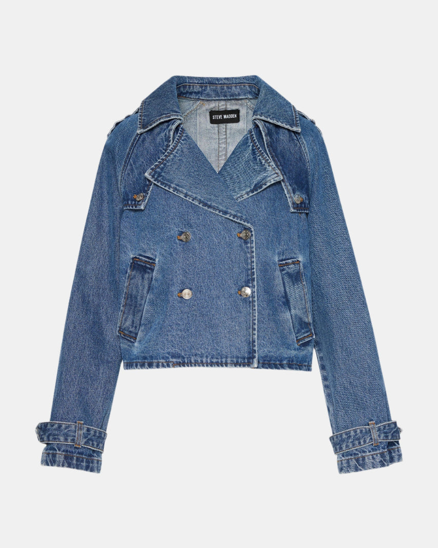 SIRIUS JACKET DENIM - Clothing - Steve Madden Canada