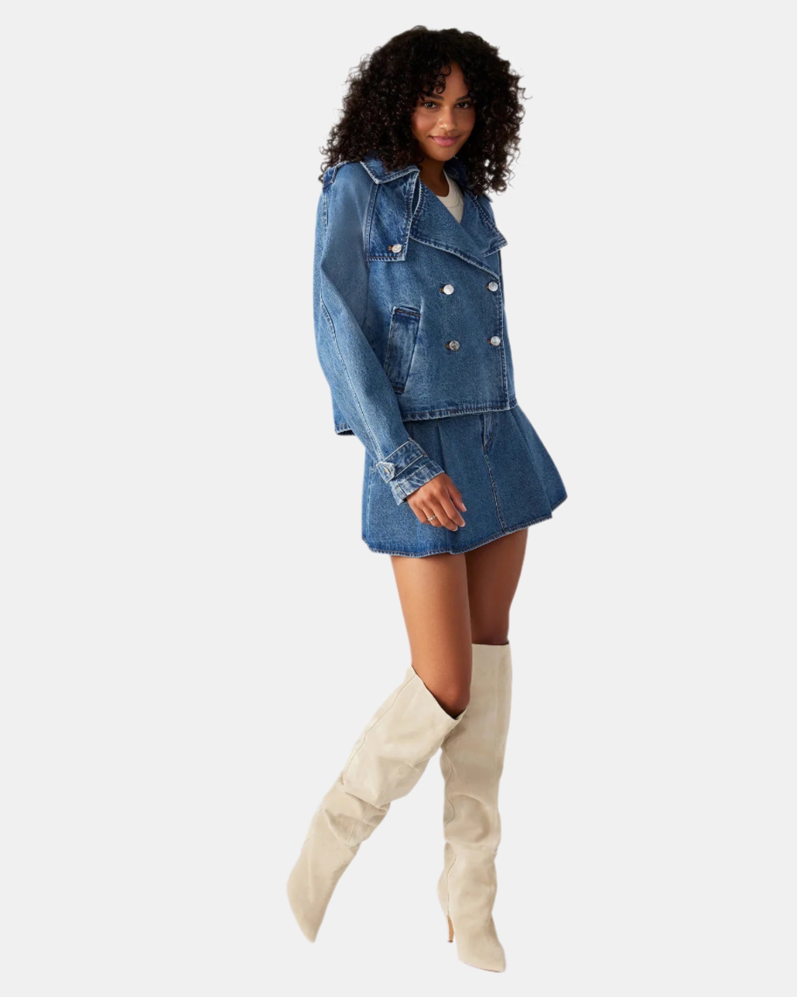 SIRIUS JACKET DENIM - Clothing - Steve Madden Canada