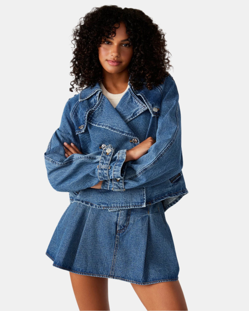 SIRIUS JACKET DENIM - Clothing - Steve Madden Canada